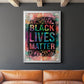 Graffiti Black Lives Matter - Modern Framed Canvas Print