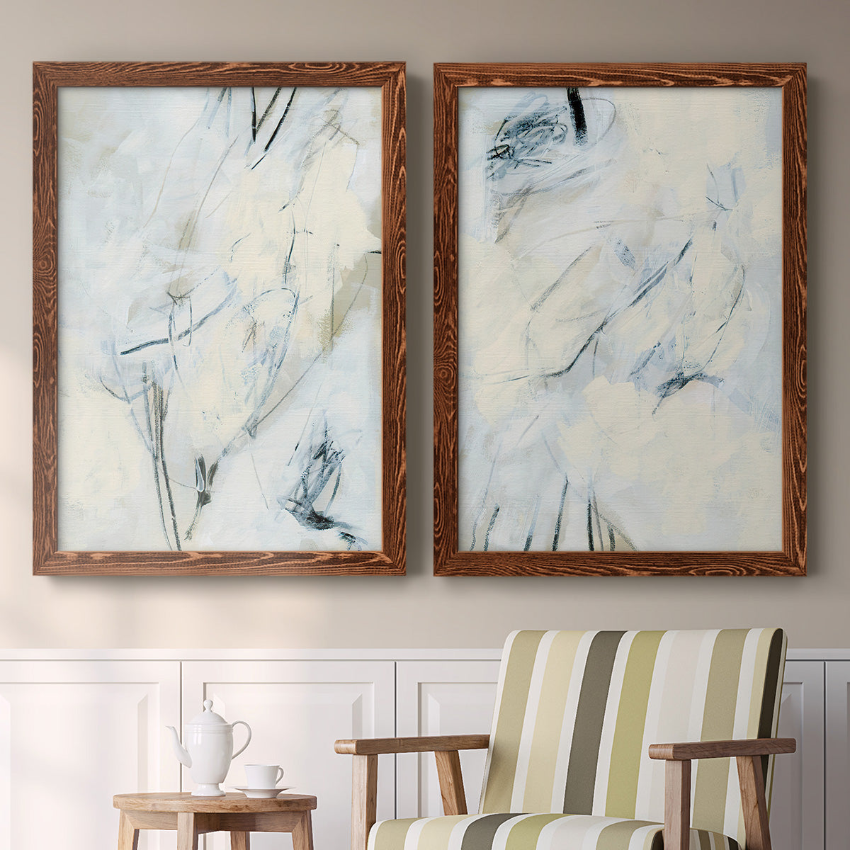 Liminal Space I - Premium Framed Canvas 2 Piece Set - Ready to Hang