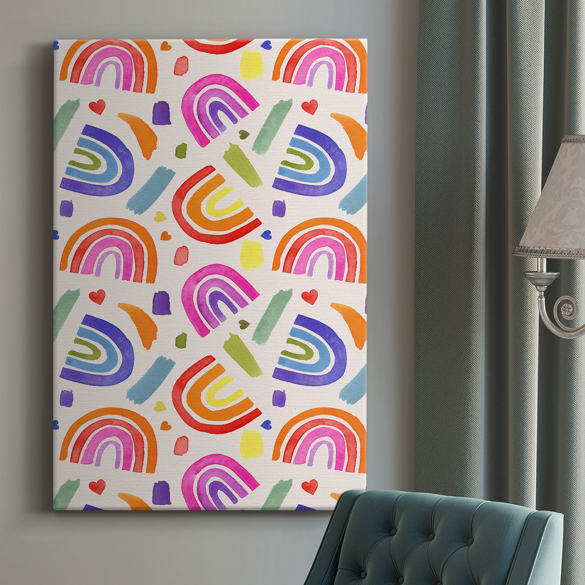 Love Loudly Collection E Premium Gallery Wrapped Canvas - Ready to Hang