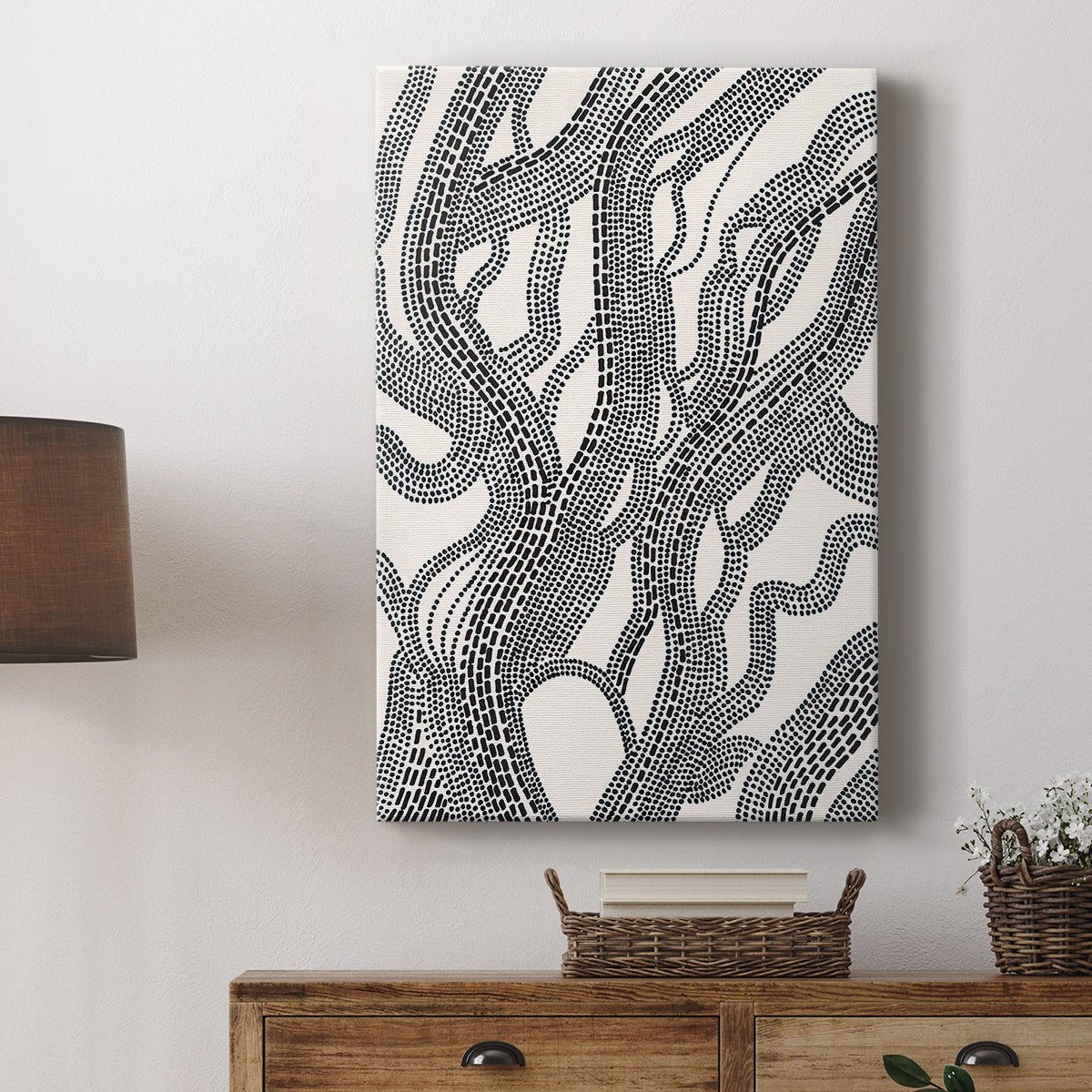 Dots and Dashes I - Canvas Art Print