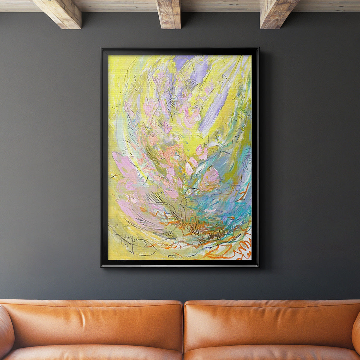 Approaching Equinox - Modern Framed Canvas Print