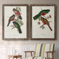 Elegant Trogons V - Premium Framed Canvas 2 Piece Set - Ready to Hang