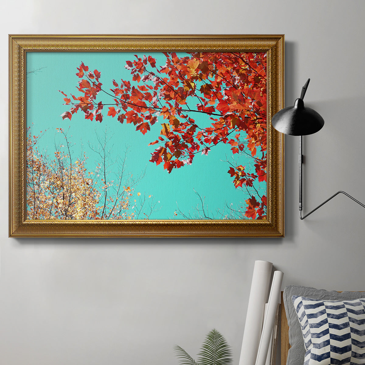 Autumn Tapestry I - Ornate Framed Canvas Print
