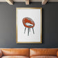 Take a Seat V - Modern Framed Canvas Print