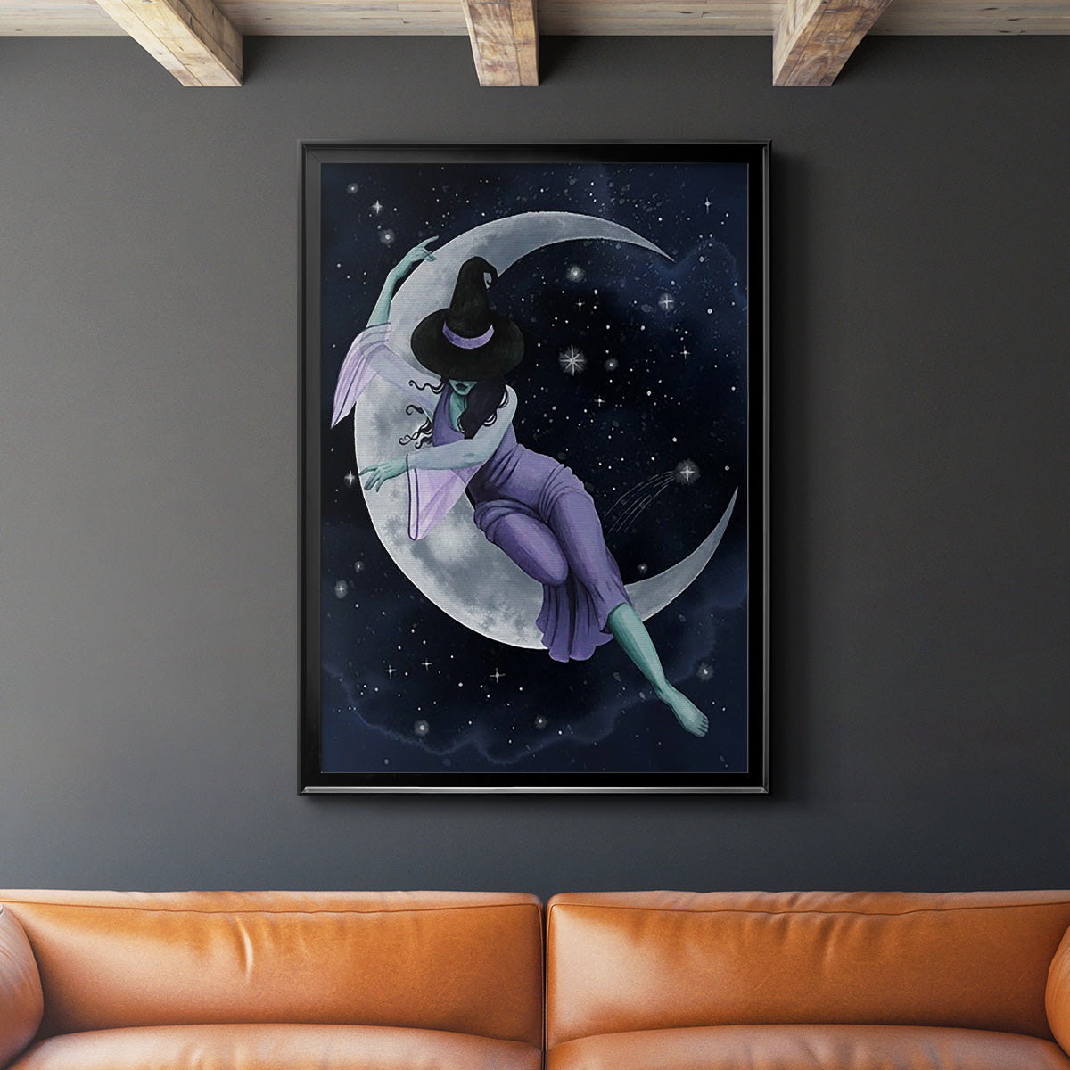 Star Sorceress II - Modern Framed Canvas Print