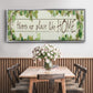 No Place Like Home - Floater Framed Canvas Print