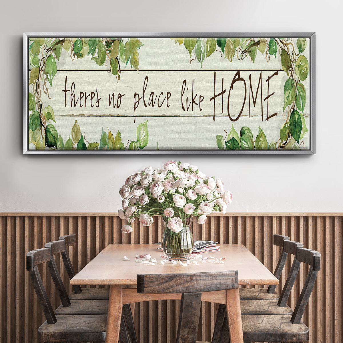 No Place Like Home - Floater Framed Canvas Print