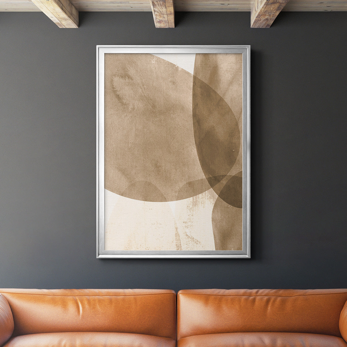 Neutral Object I - Modern Framed Canvas Print