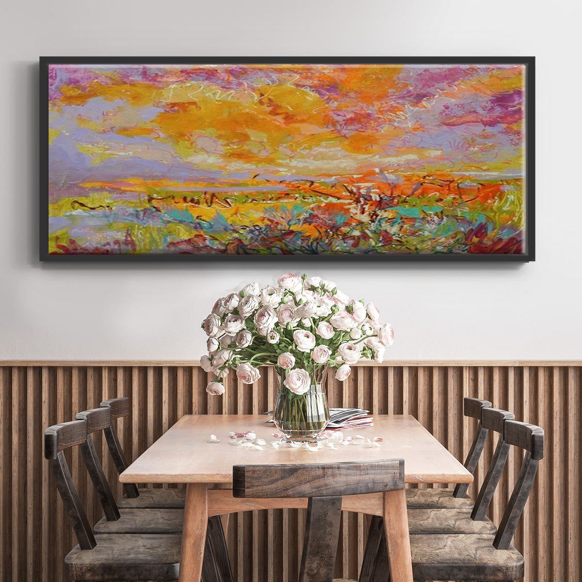 Radiance Remembered - Floater Framed Canvas Print