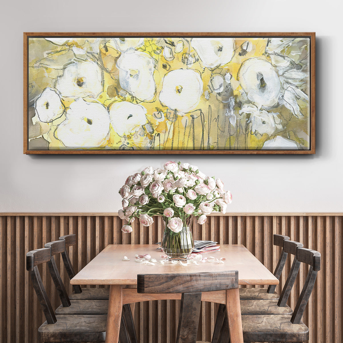 Heirloom Treasure I - Floater Framed Canvas Print