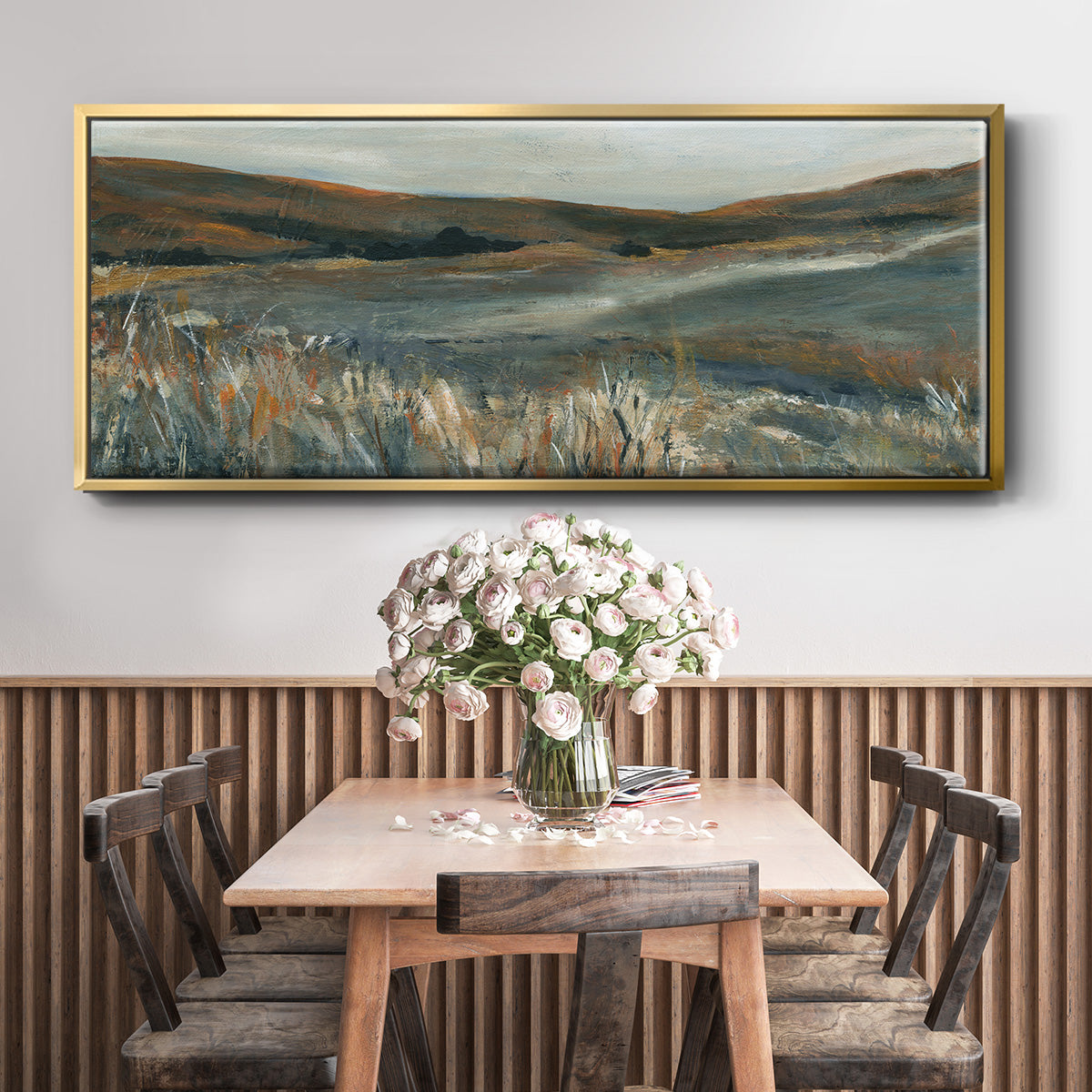 Copper Sunset - Floater Framed Canvas Print