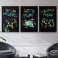 Gamer Tag I - Floater Framed Canvas Set