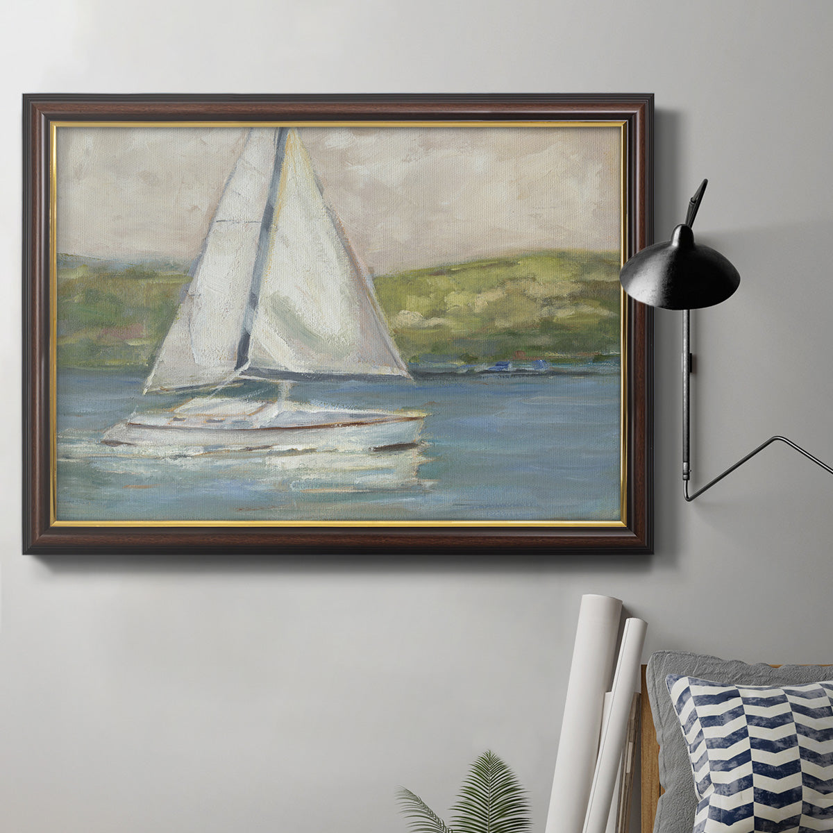 Off the Coast I Premium Framed Canvas- Ready to Hang