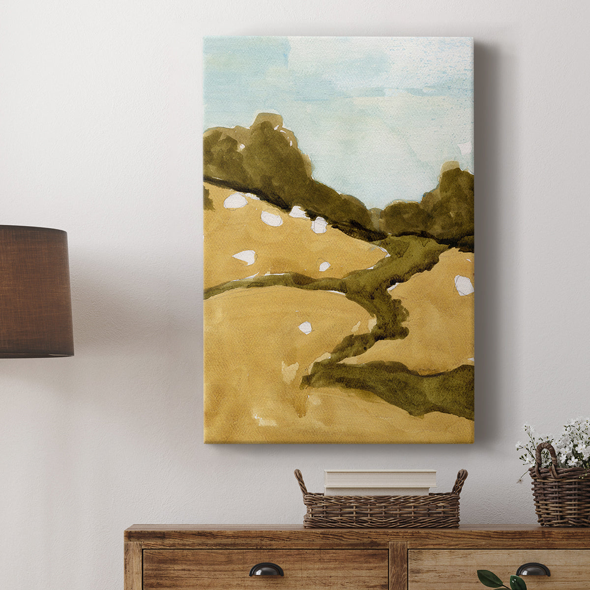 Scattered Sheep II - Canvas Art Print