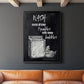 Wash Away Your Troubles - Modern Framed Canvas Print