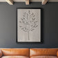 Leaves and Wood II - Modern Framed Canvas Print