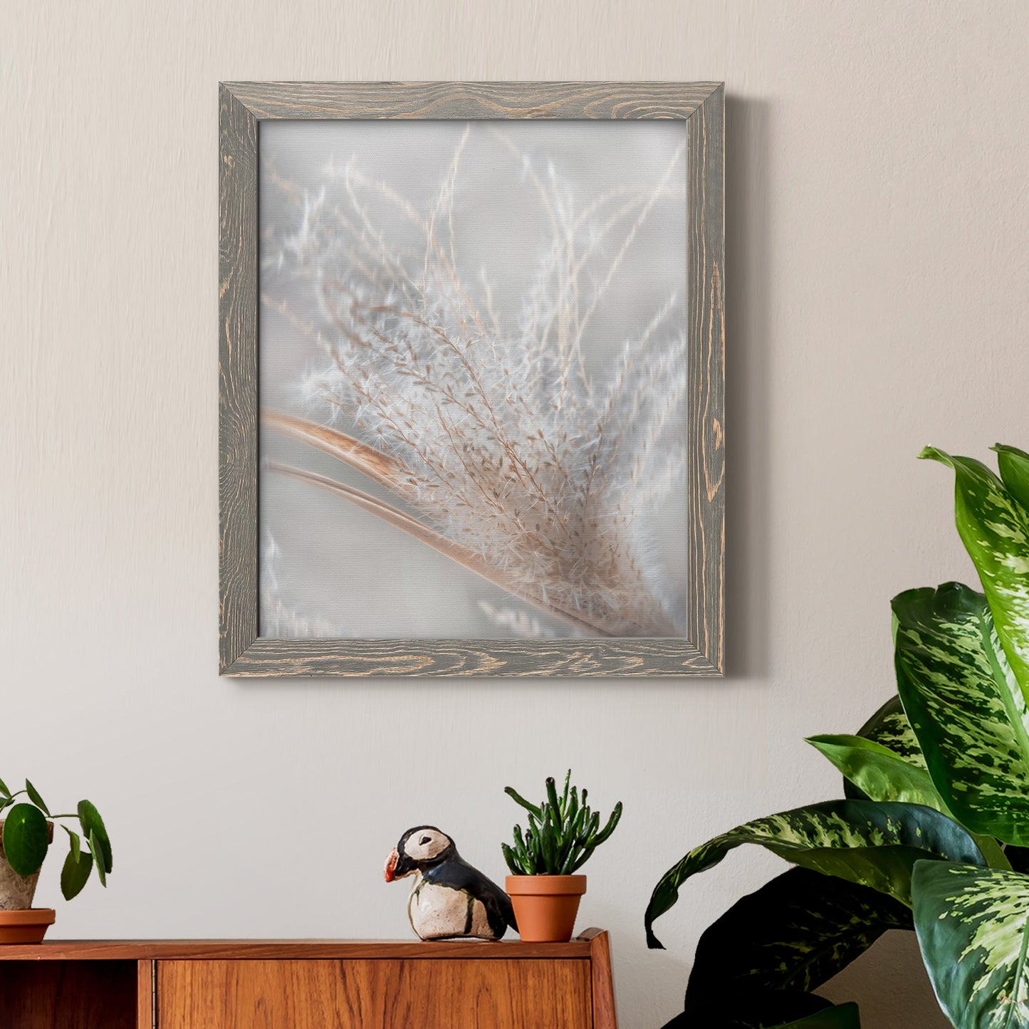 Summer Wisps II - Premium Canvas Framed in Barnwood - Ready to Hang