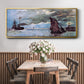 Seascape - Floater Framed Canvas Print