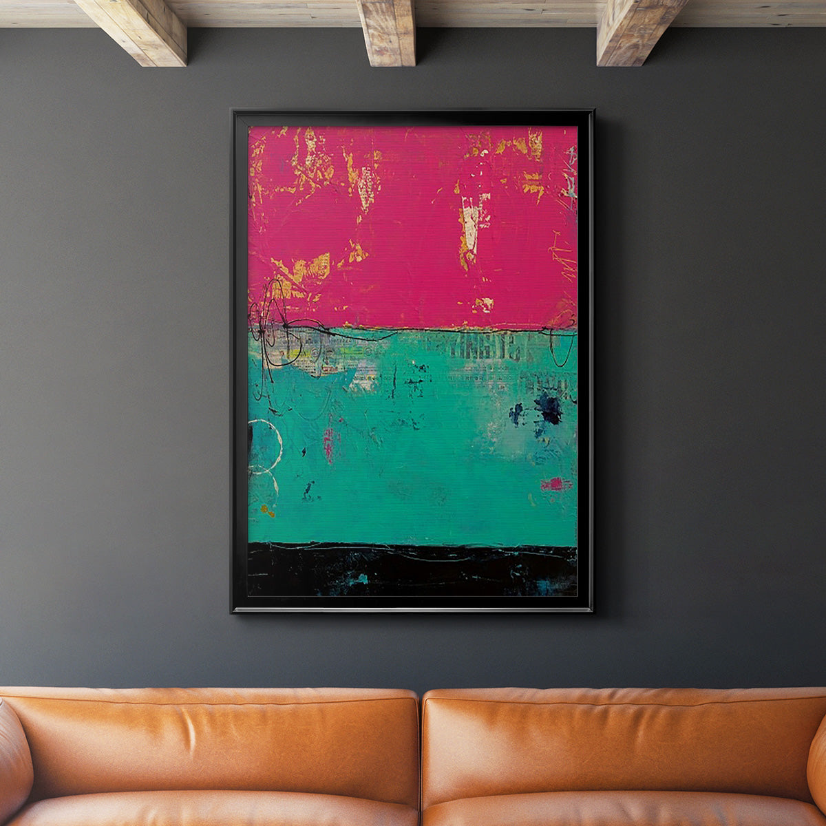 Good Mood - Modern Framed Canvas Print
