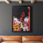 Through the Flowers II - Modern Framed Canvas Print