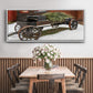 Country Store Wagon - Floater Framed Canvas Print