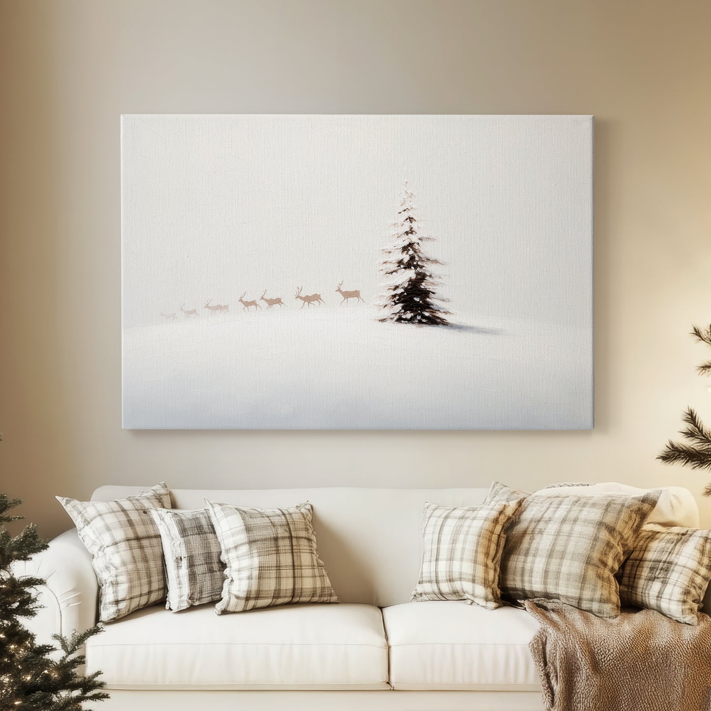 Snowwhite Hush - Canvas Art Print