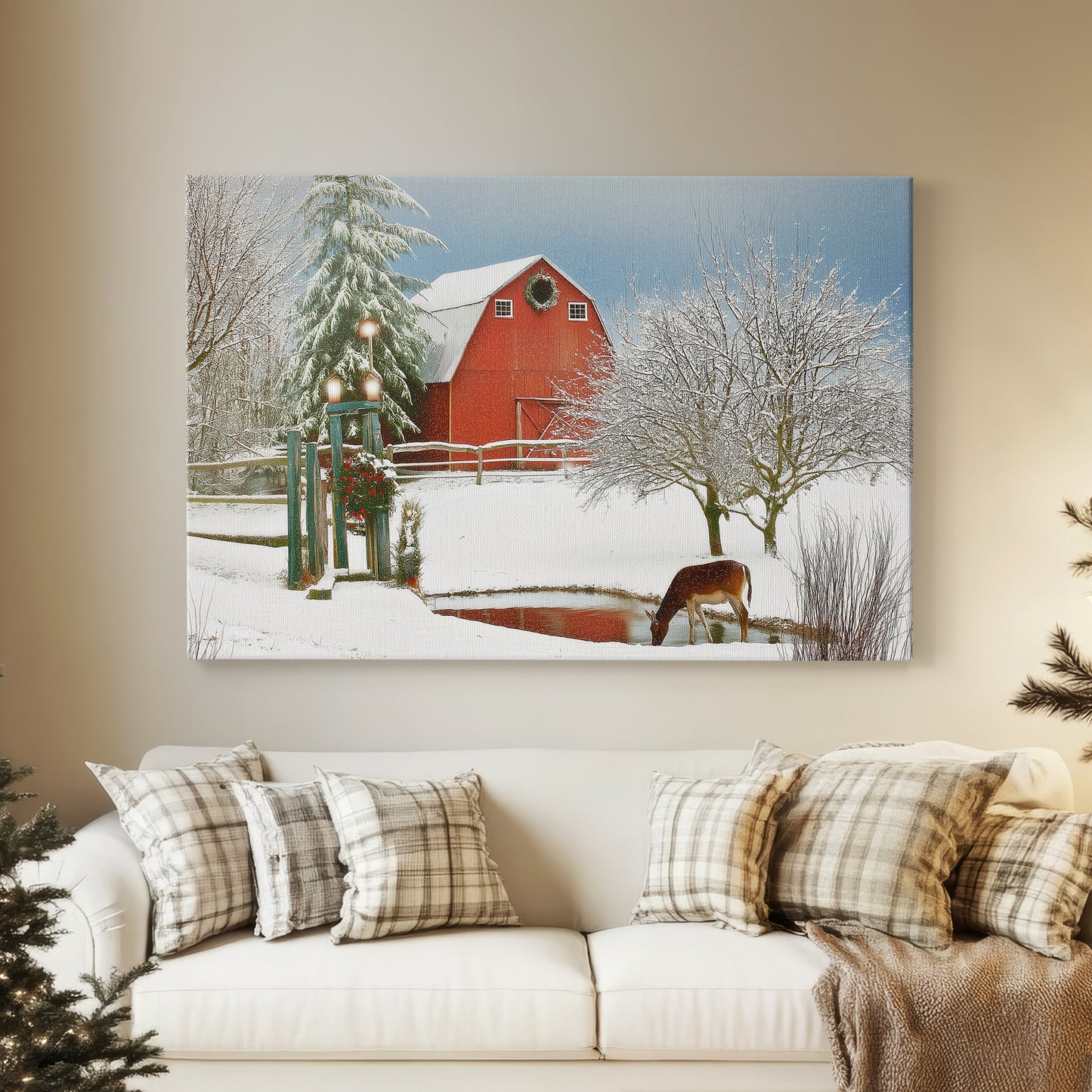 Silver Twilight Carol - Canvas Art Print