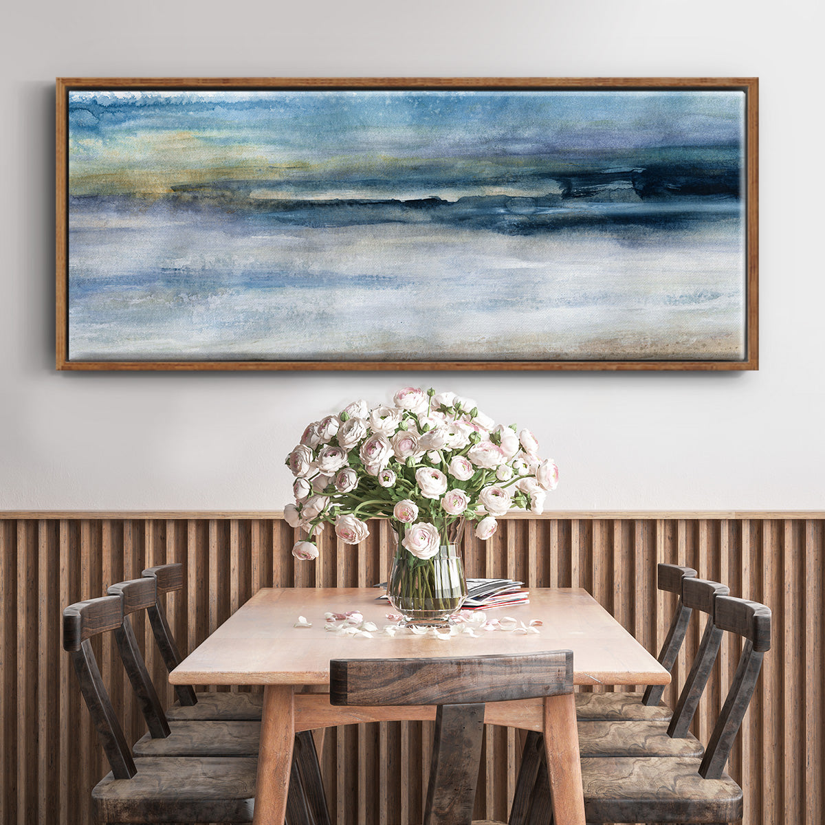 Wind and Water - Floater Framed Canvas Print