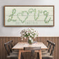 Shiplap Vines Love - Floater Framed Canvas Print