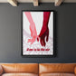 Groovy Love II - Modern Framed Canvas Print