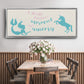 Mermaid Unicorn - Floater Framed Canvas Print