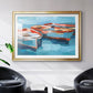 Primary Boats II - Modern Framed Art Print