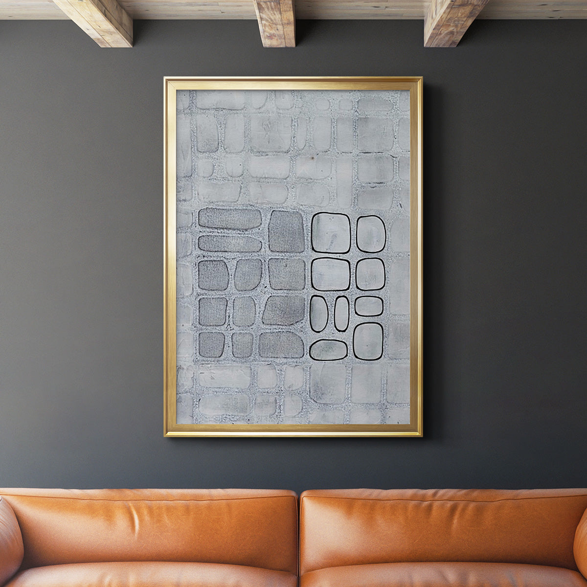 Lumen Colour II - Modern Framed Canvas Print