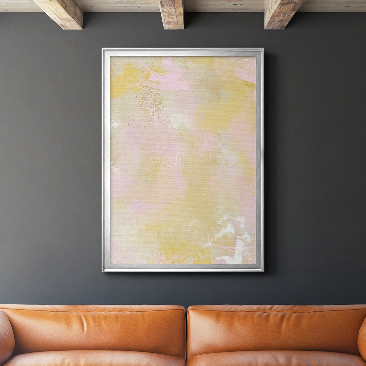 Lily's Laugh II - Modern Framed Canvas Print