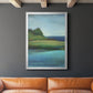 Silent Lakeside I - Modern Framed Canvas Print