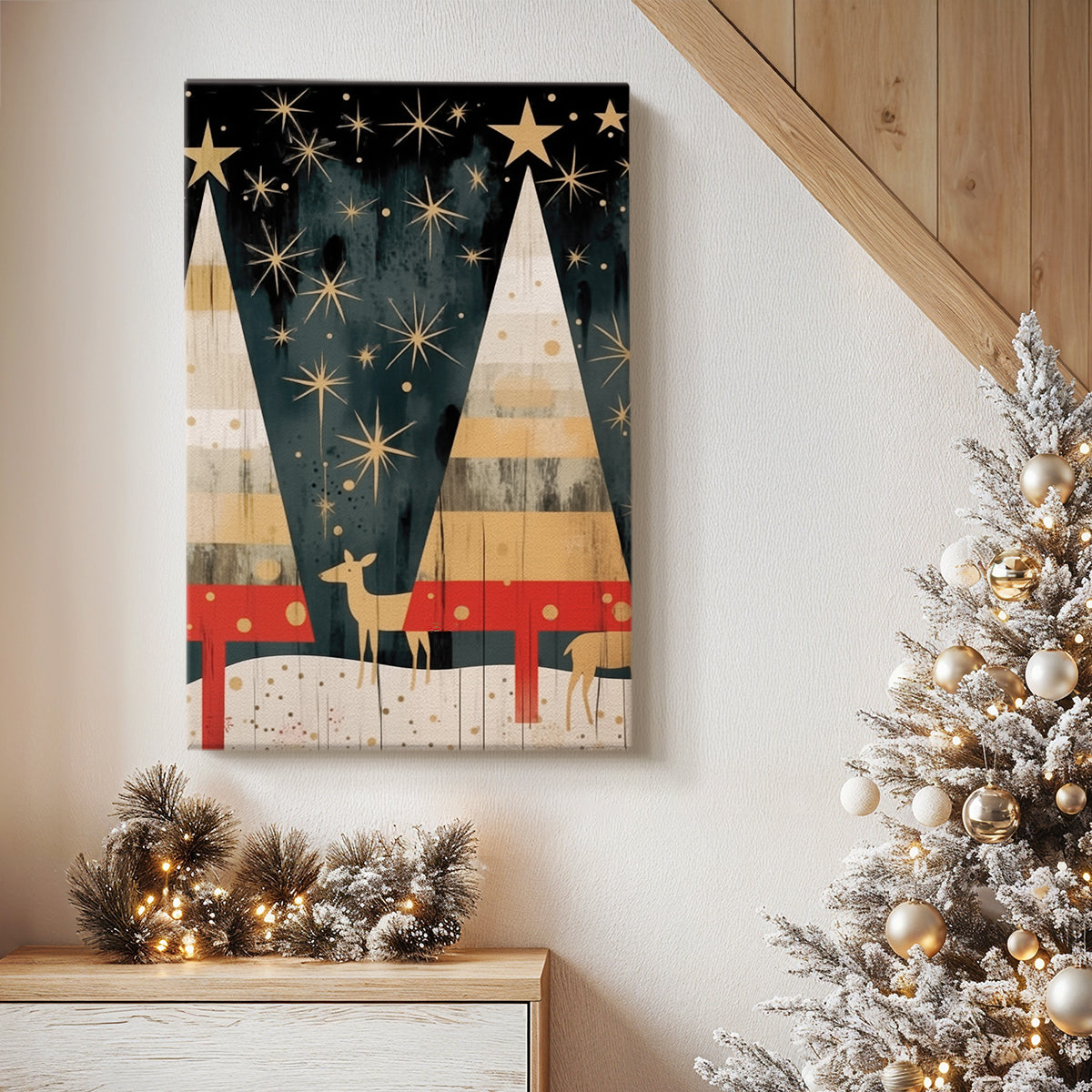Yule of Honeyed Blessing - Canvas Art Print