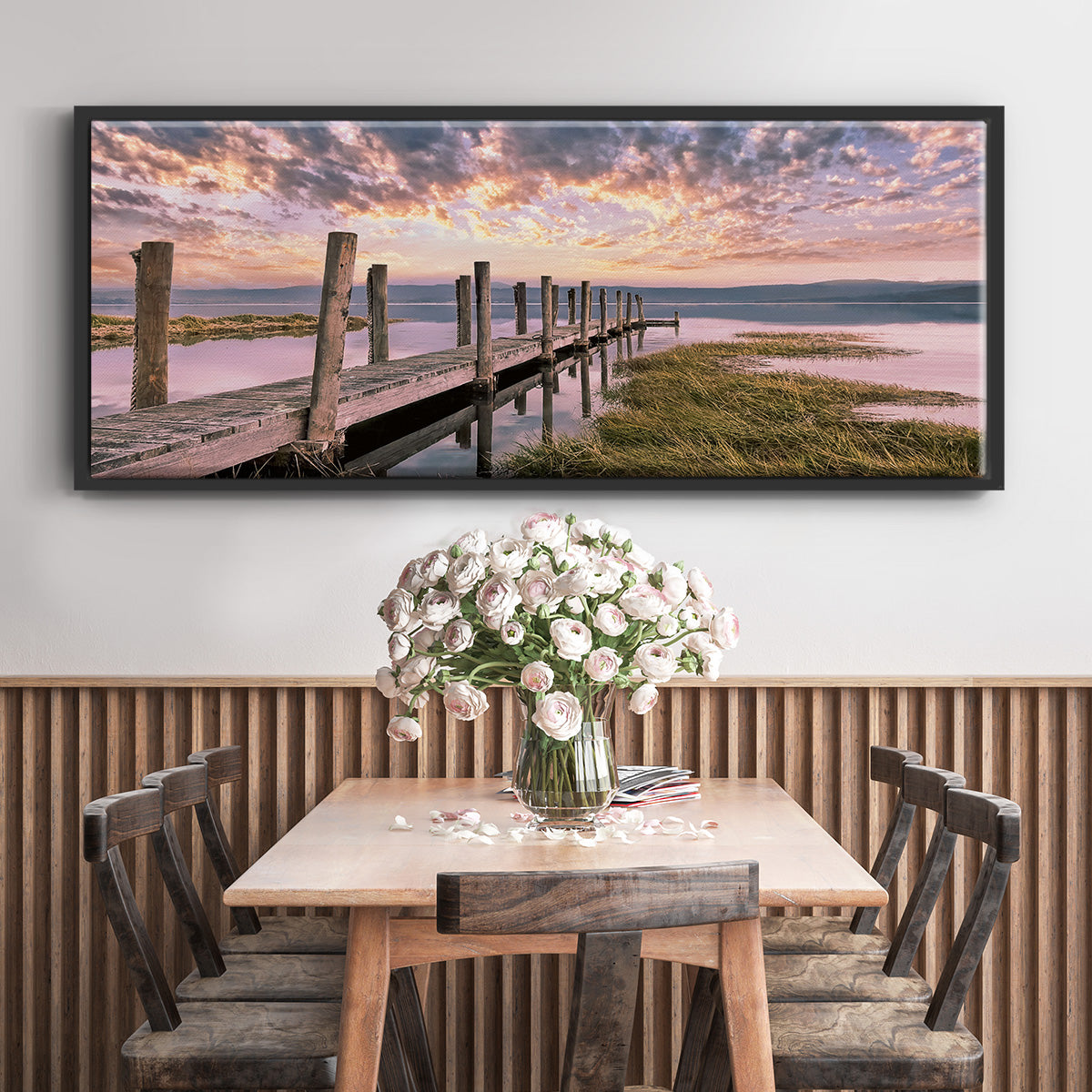 Sky - Floater Framed Canvas Print