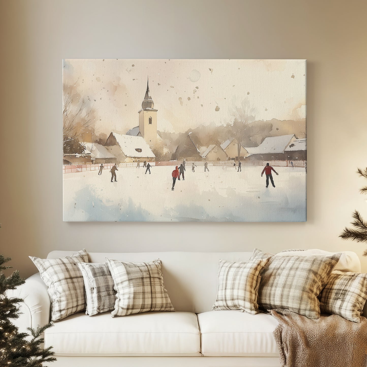 Eve of Golden Yule - Canvas Art Print