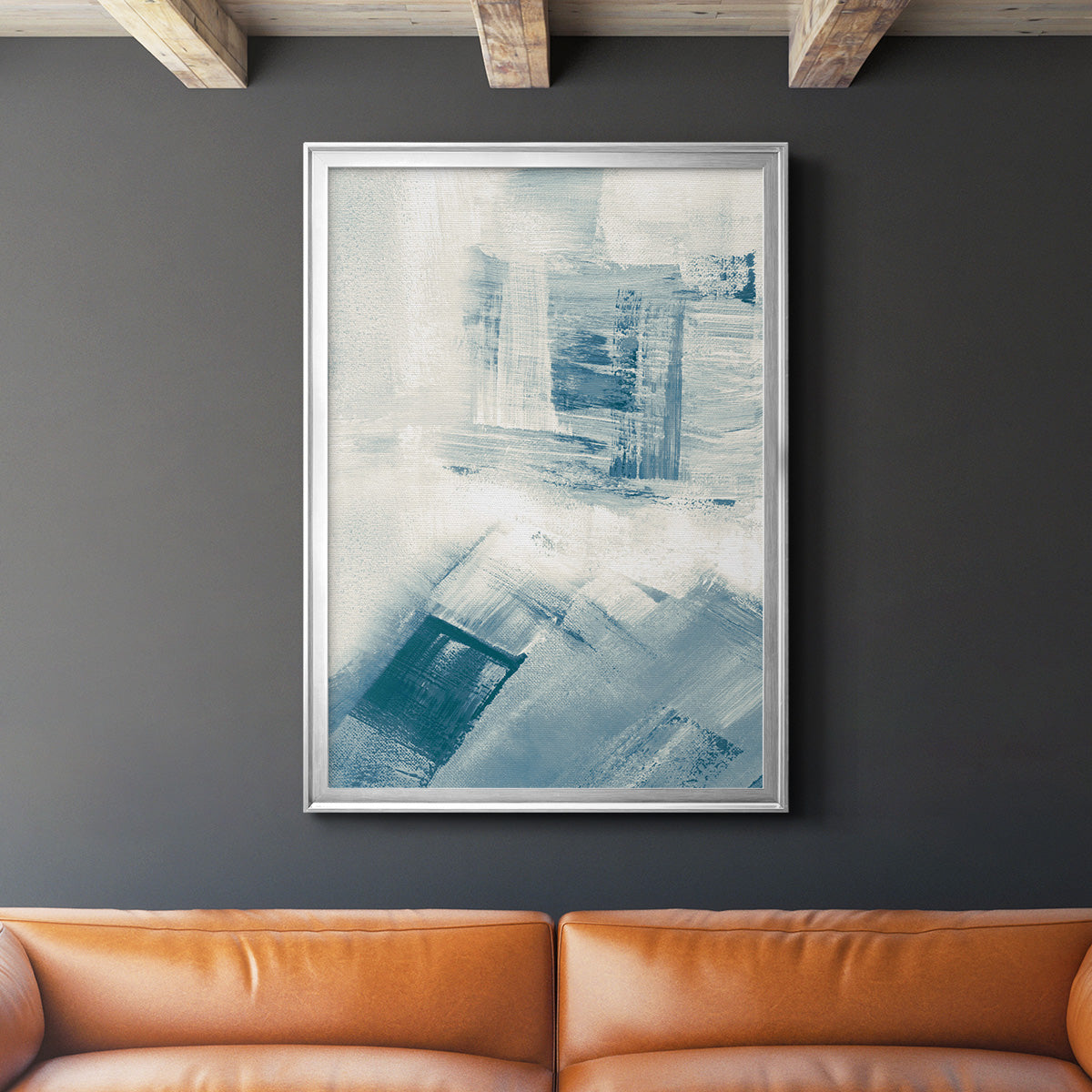 Wind Blown II - Modern Framed Canvas Print