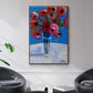 Poppies - Framed Premium Gallery Wrapped Canvas L Frame - Ready to Hang