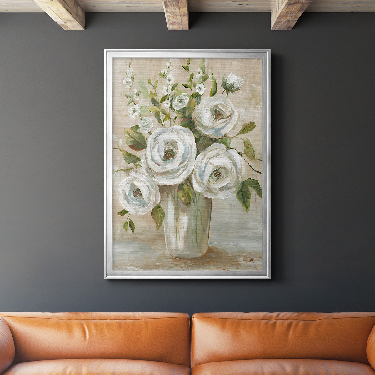 Astor Place - Modern Framed Canvas Print