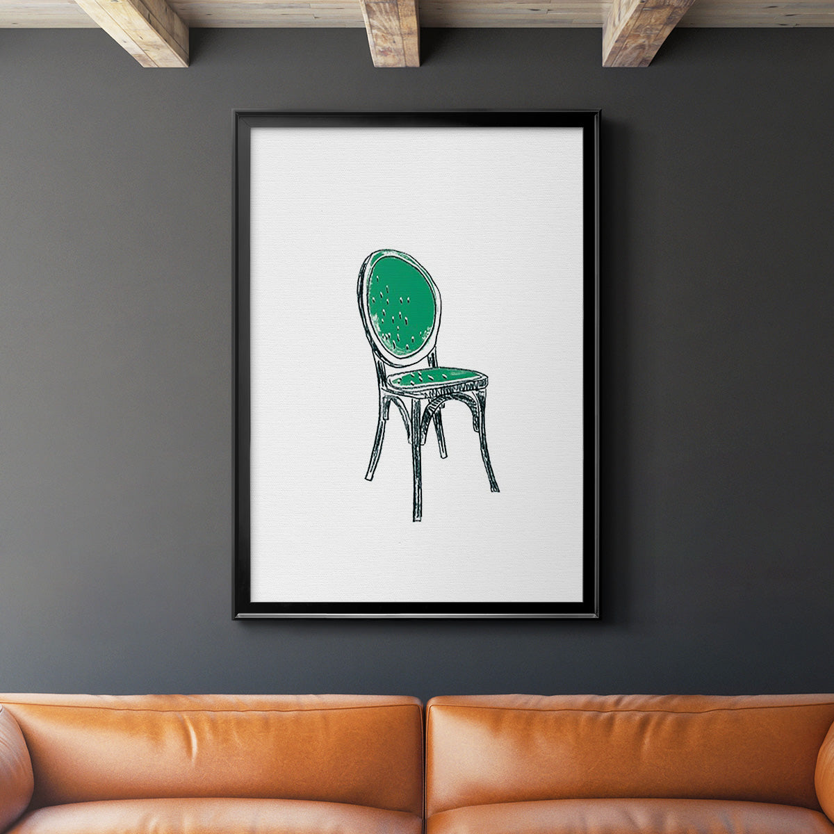 Take a Seat VIII - Modern Framed Canvas Print