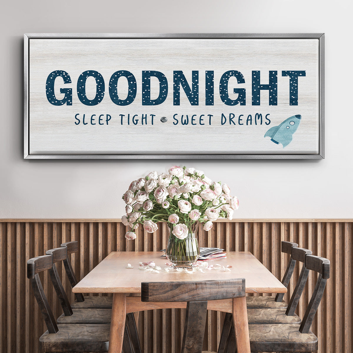 Sleep Tight Sweet Dreams - Floater Framed Canvas Print