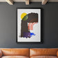 Shifting IV - Modern Framed Canvas Print