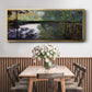 The Pond at Montgeron 2, 1876 - Floater Framed Canvas Print