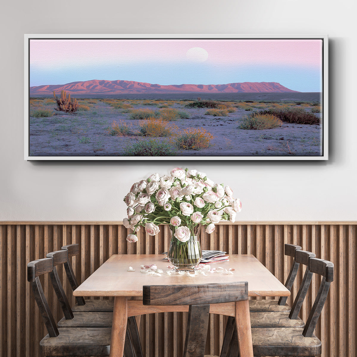 Vallenar Atacama Desert - Floater Framed Canvas Print