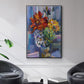 Modern Bouquet - Floater Framed Canvas Print