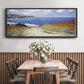 The Passage to the Sea Near Pourville, 1882 - Floater Framed Canvas Print