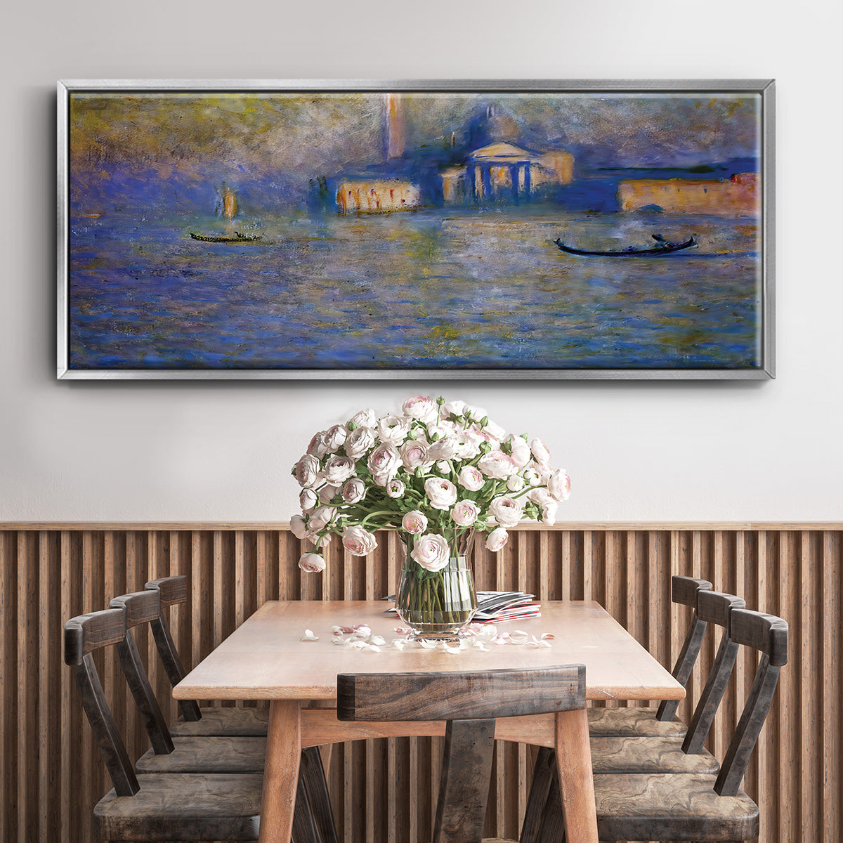 San Giorgio Maggiore, Twilight, 1908 - Floater Framed Canvas Print