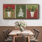 Holiday Greenery - Floater Framed Canvas Print